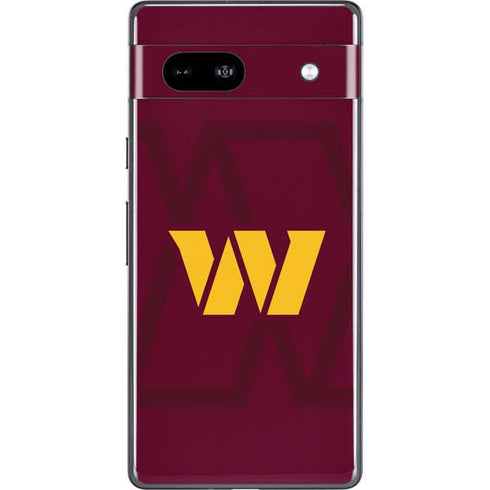 NFL Washington Commanders Large Logo Google Pixel 7a Skin